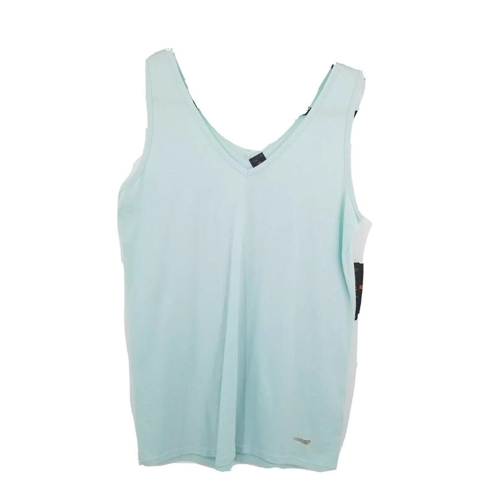 Copper Fit Pro SMALL mint green athletic tank top womens reversible sleeveless